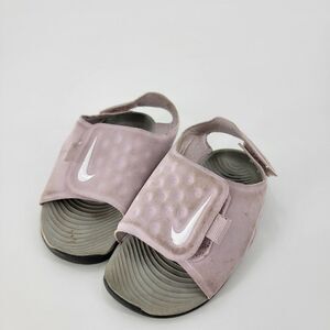 Nike sandals baby toddler purple 7C slip on water shoes